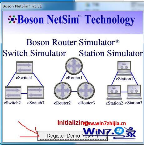 Win7系统安装Boson netsim的方法