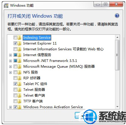 如何打开或是关闭Win7系统中的Windows功能呢？